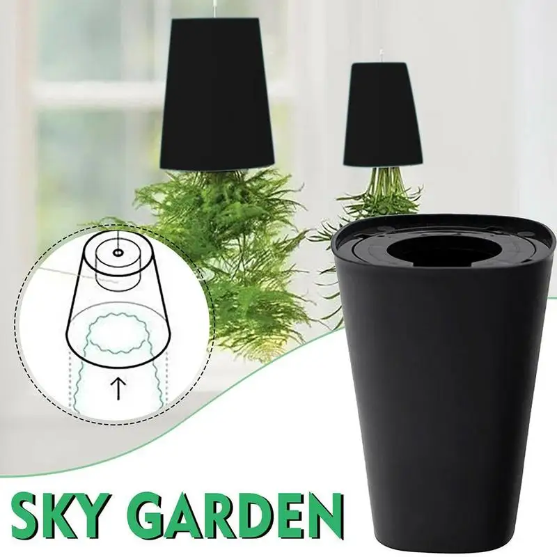 2021 New Sky Garden Creative Aerial Flower Pot Plastic Pot Pot Orchid Pot Upside Flower Inverted Small Hanging Planter Down
2021 New Sky Garden Creative Aerial Flower Pot Plastic Pot Pot Orchid Pot Upside Flower Inverted Small Hanging Planter Down