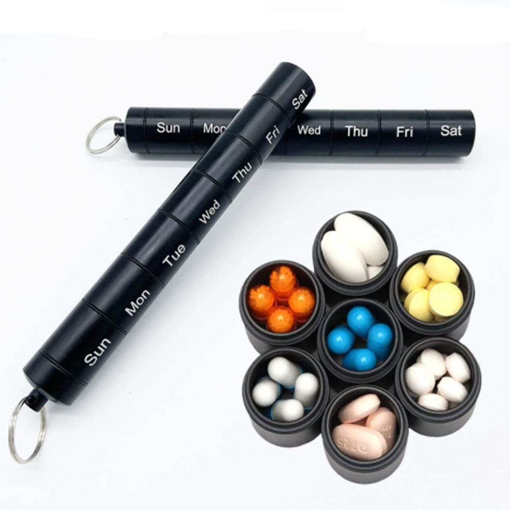 Portable Pill Box Aluminum Alloy Pill Case Medicine Tablet Dispenser Organizer Pill Box Outdoor Mini Storage Container1
Portable Pill Box Aluminum Alloy Pill Case Medicine Tablet Dispenser Organizer Pill Box Outdoor Mini Storage Container1
