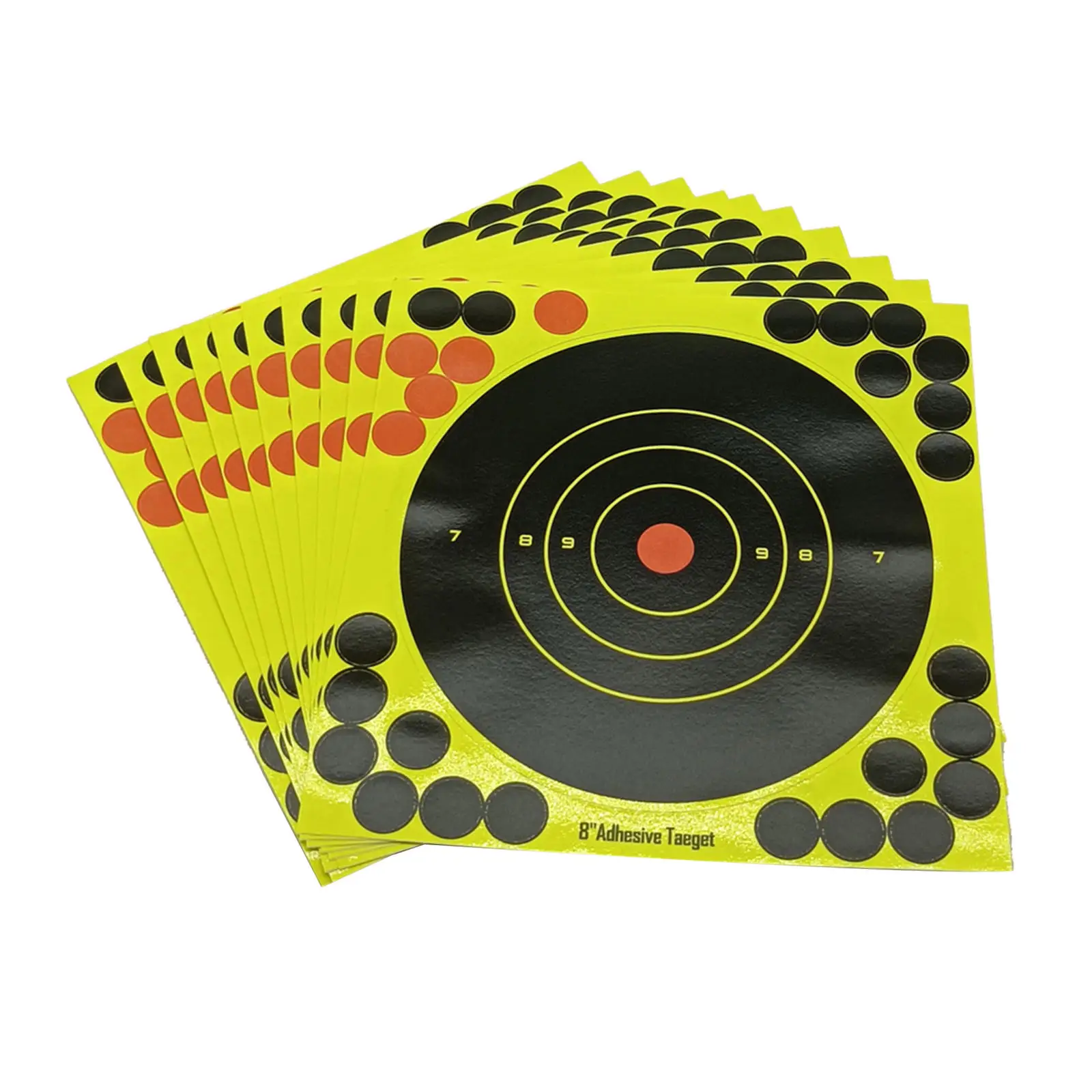 10 Pack Paper Reactive Splatter Shooting Target 8" Visual Feedback Self Adhesive Stickers
10 Pack Paper Reactive Splatter Shooting Target 8" Visual Feedback Self Adhesive Stickers