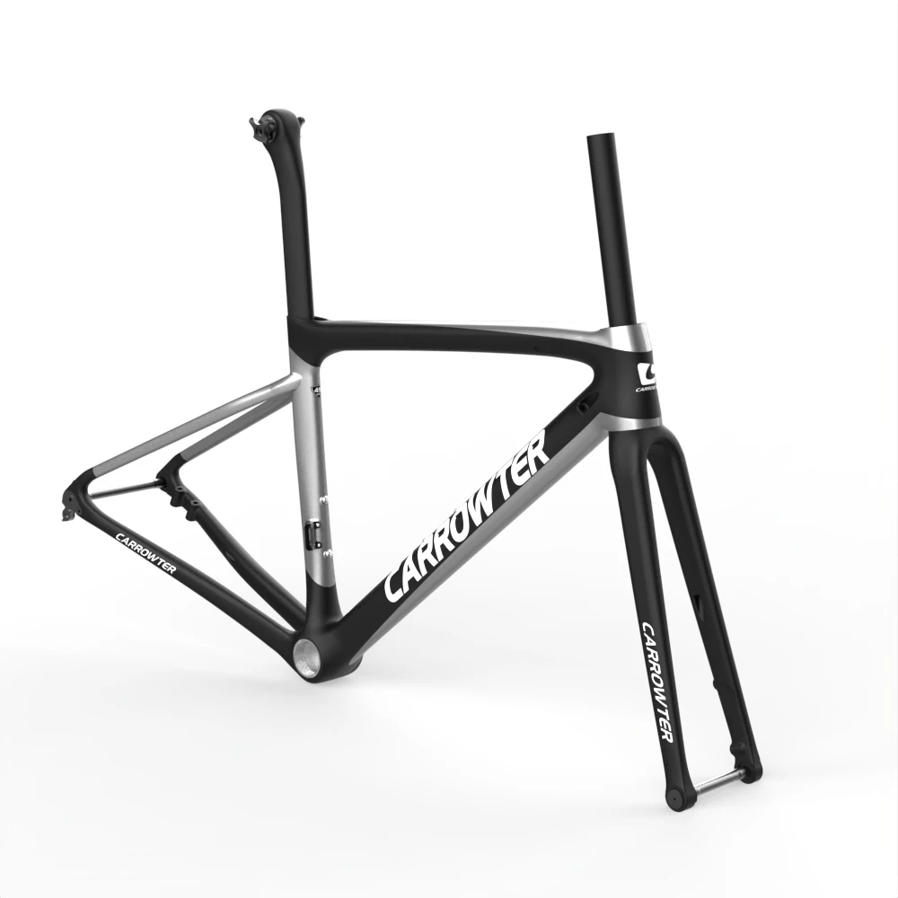 Silver T1000 Carrowter CJH19 Carbon Fiber Bike Road Frame Disc Brake Bicycle Frameset Super Light Road Bike Sport Cycling
Silver T1000 Carrowter CJH19 Carbon Fiber Bike Road Frame Disc Brake Bicycle Frameset Super Light Road Bike Sport Cycling