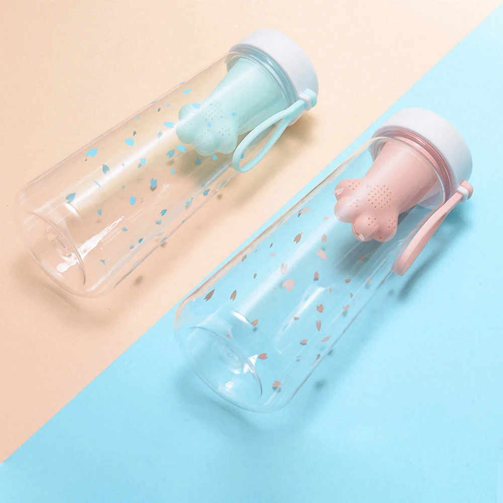 550ML Portable Plastic Water Bottle with Cat Claws Tea Filter Multifunctional Leakproof Sports Water Bottle Home Outdoor Travel
550ML Portable Plastic Water Bottle with Cat Claws Tea Filter Multifunctional Leakproof Sports Water Bottle Home Outdoor Travel