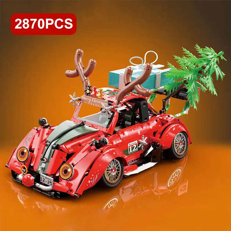 New 2870PCS High-Tech Christmas Beetle Car Model Creative Racing Cars Building Blocks Bricks Educational Toys Christmas Gifts 
New 2870PCS High-Tech Christmas Beetle Car Model Creative Racing Cars Building Blocks Bricks Educational Toys Christmas Gifts