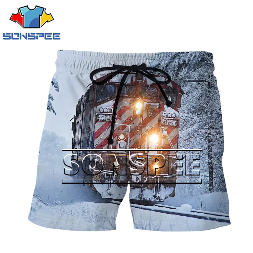 SONSPEE 3D Men Lady Train Shorts Transportation Snow Travel Fashion Retro Harajuku All-Match Minority Sports Shorts Large Size
SONSPEE 3D Men Lady Train Shorts Transportation Snow Travel Fashion Retro Harajuku All-Match Minority Sports Shorts Large Size