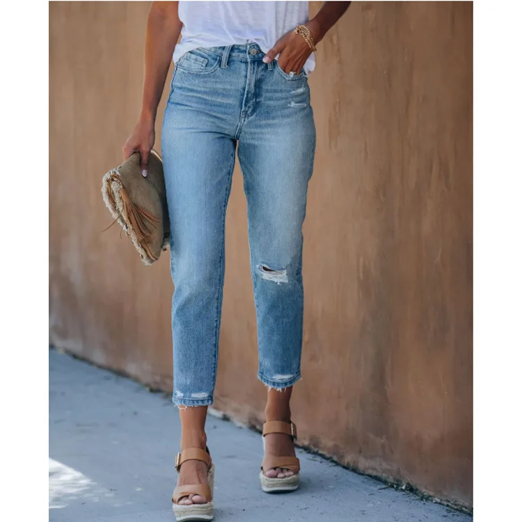 2021 summer new women's jeans ripped holes are thinner women's jeans women's pants 9 points library ripped jeans for women
2021 summer new women's jeans ripped holes are thinner women's jeans women's pants 9 points library ripped jeans for women
