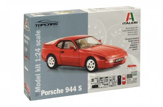 Фото 1/24 ITALERI пластиковая Сборная модель автомобиля игрушка Porsche 944S #3659 | Игрушки и хобби
