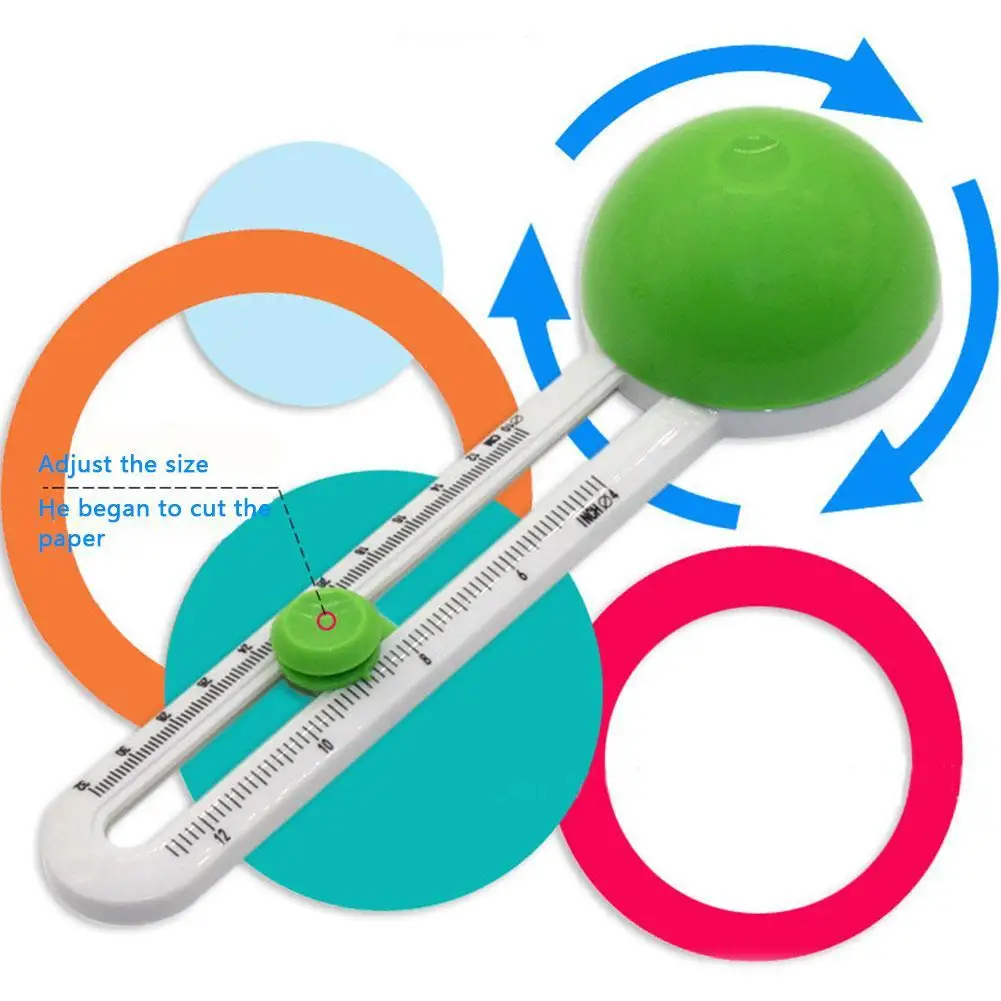 Perfect Circle Shape Cutter Diameter 8-32cm Handicraft Cutting Tools Patchwork Compass Round Scrapbooking DIY Paper Cutter
Perfect Circle Shape Cutter Diameter 8-32cm Handicraft Cutting Tools Patchwork Compass Round Scrapbooking DIY Paper Cutter