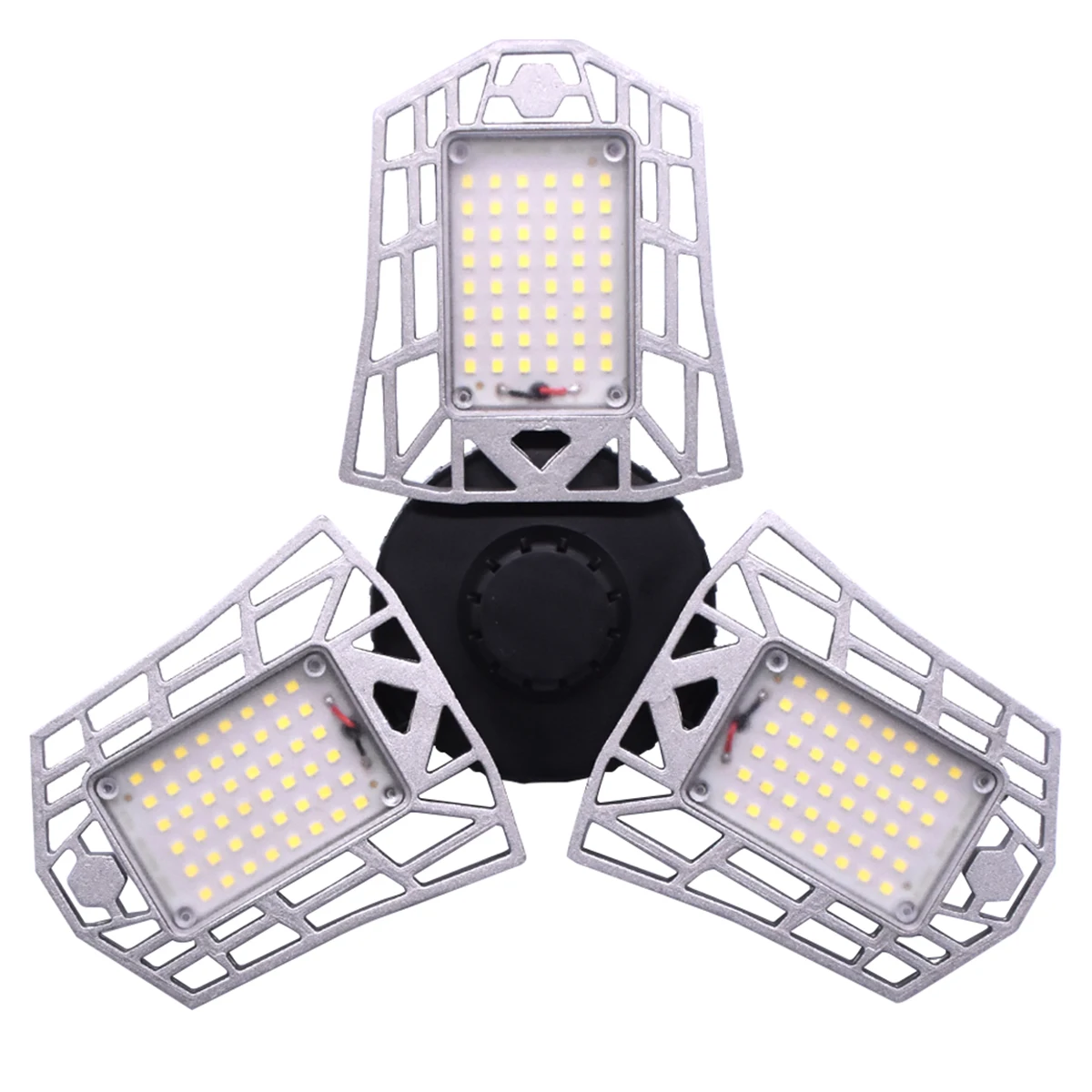 60 Вт супер яркий 144 шт 2835 SMD LED свет 90 градусов вращения Регулируемые 3 деформируемые светодиодные головки для подвала склада 
60 Вт супер яркий 144 шт 2835 SMD LED свет 90 градусов вращения Регулируемые 3 деформируемые светодиодные головки для подвала склада