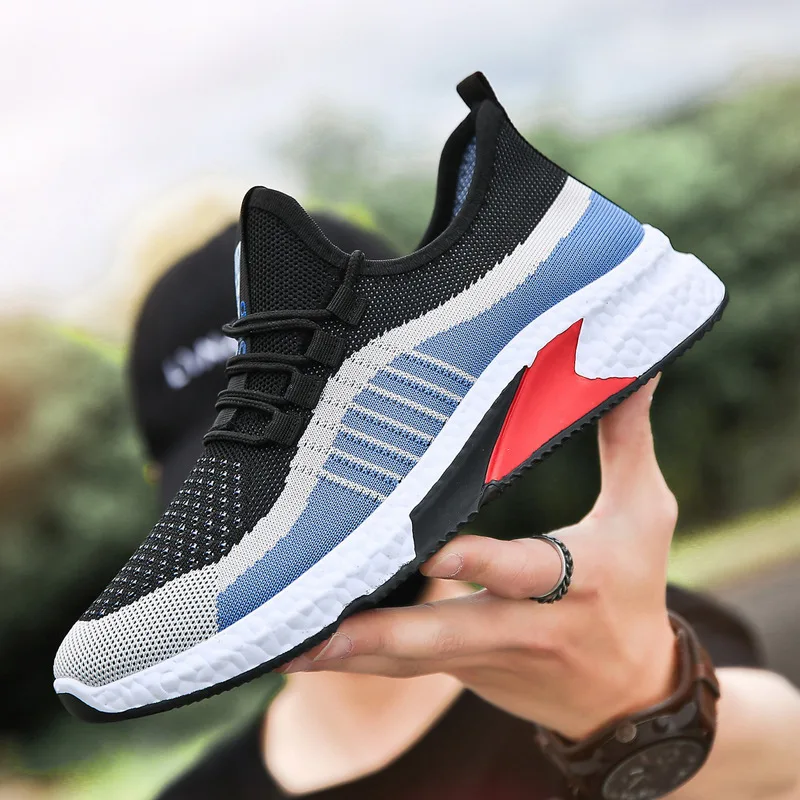 Mens breathable fly woven mesh sneakers Korean version of all-match outdoor sports running men's sneakers 2021
Mens breathable fly woven mesh sneakers Korean version of all-match outdoor sports running men's sneakers 2021