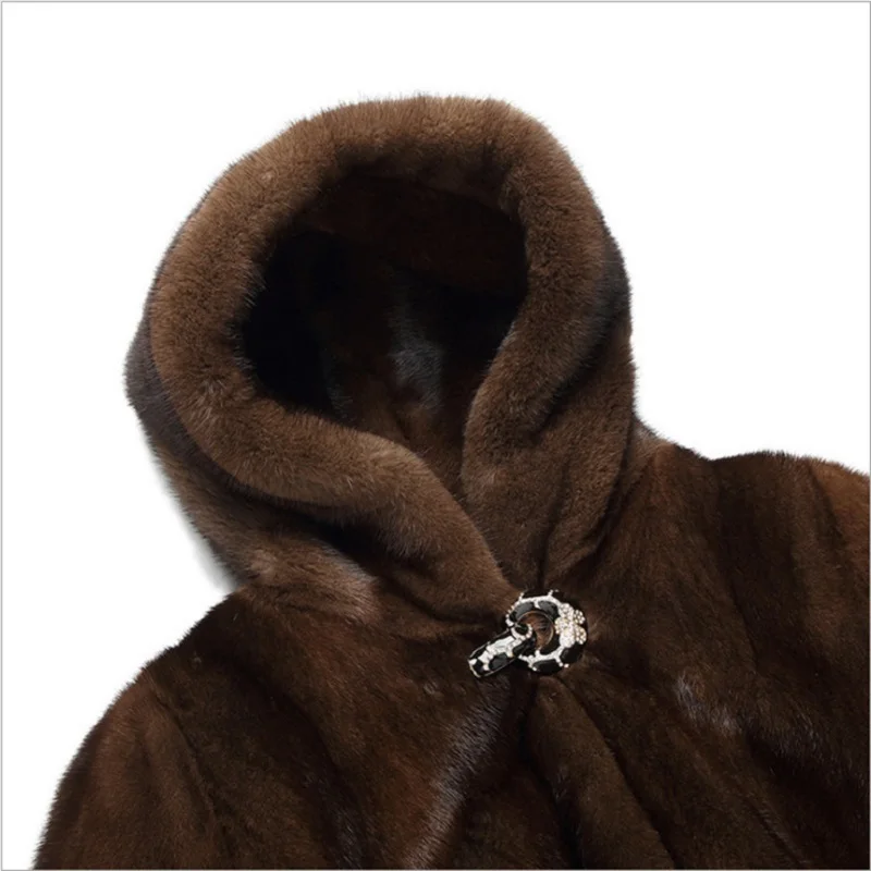 Warm And Fashion Dark Thick Brown Plus Size Winter Coats For Women 4XL 5XL 6XL Long Faux Leather Hooded Fur Outwear With Pockets
Warm And Fashion Dark Thick Brown Plus Size Winter Coats For Women 4XL 5XL 6XL Long Faux Leather Hooded Fur Outwear With Pockets