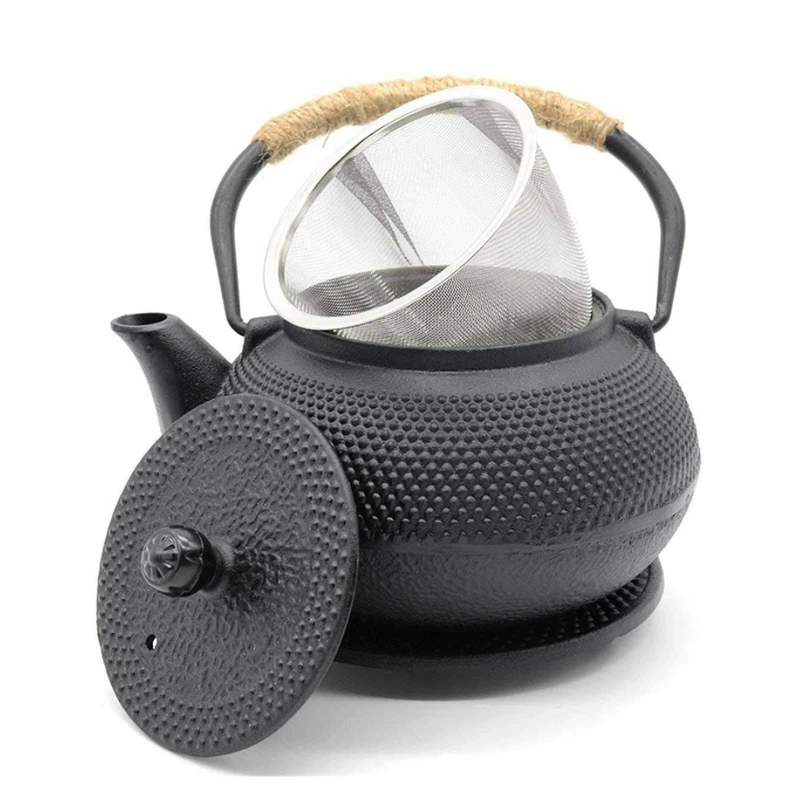 Чугунный чайник 600/800/1200 мл чайный горшок кунг-фу винтажный Oolong японский с