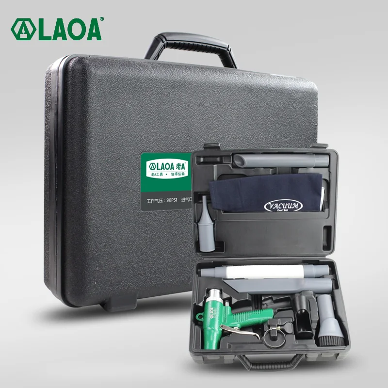 LAOA Air Vacuum Blow Gun Aluminium Alloy Taiwan High Pressure Changeable Nozzle Heavy Duty Tool Kits Pneumatic Tool Set
LAOA Air Vacuum Blow Gun Aluminium Alloy Taiwan High Pressure Changeable Nozzle Heavy Duty Tool Kits Pneumatic Tool Set