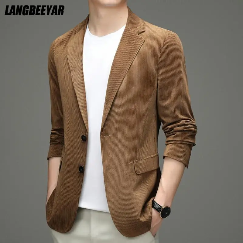 High End New Designer Brand Luxury Casual Fashion Khaki Slim Fit Night Mens Blazer Suite Jacket Elegant Mens Clothing 2021
High End New Designer Brand Luxury Casual Fashion Khaki Slim Fit Night Mens Blazer Suite Jacket Elegant Mens Clothing 2021