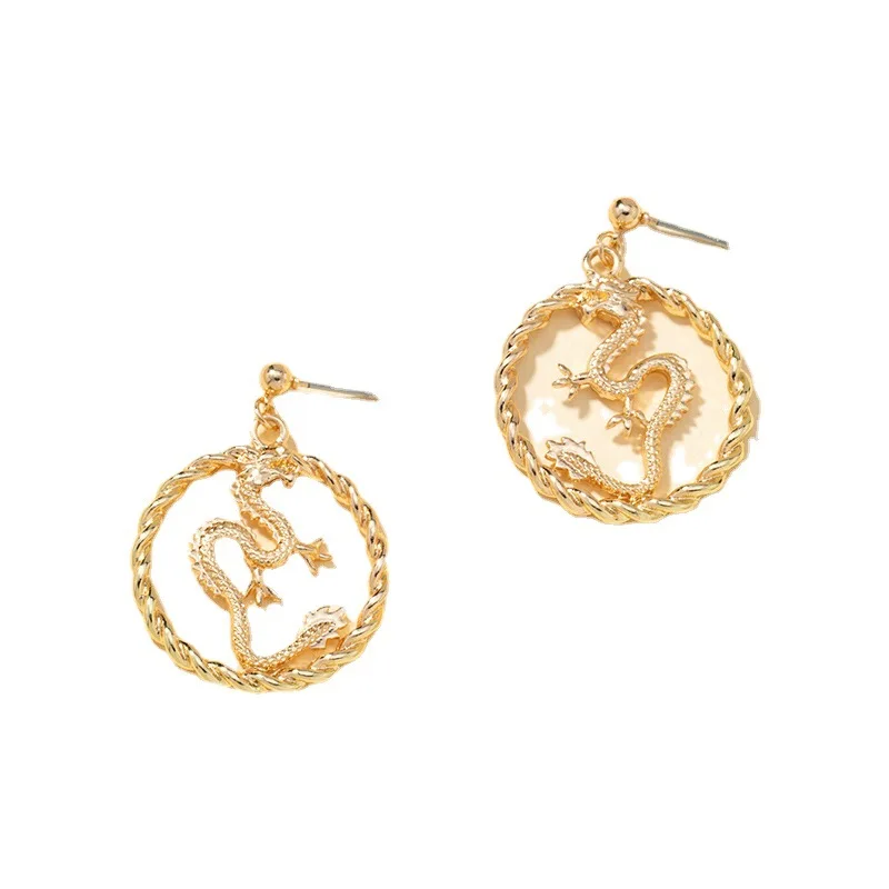 Trendy Punk Dragon Round Drop Earrings Exaggerated Gold Metal Hollow Dangle Earrings For Women Party Gifts Statement Jewelry
Trendy Punk Dragon Round Drop Earrings Exaggerated Gold Metal Hollow Dangle Earrings For Women Party Gifts Statement Jewelry