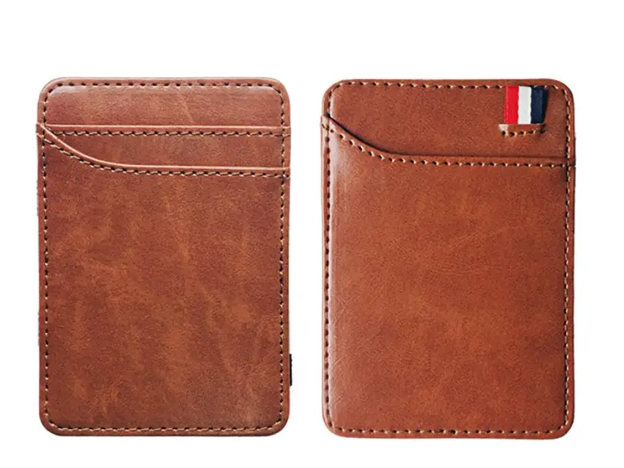 New Fashion Slim Men's Leather Magic Wallet Korea Designer Credit Card Holder Women Small Cash Clip Bilfold Man Clamps for Money
New Fashion Slim Men's Leather Magic Wallet Korea Designer Credit Card Holder Women Small Cash Clip Bilfold Man Clamps for Money