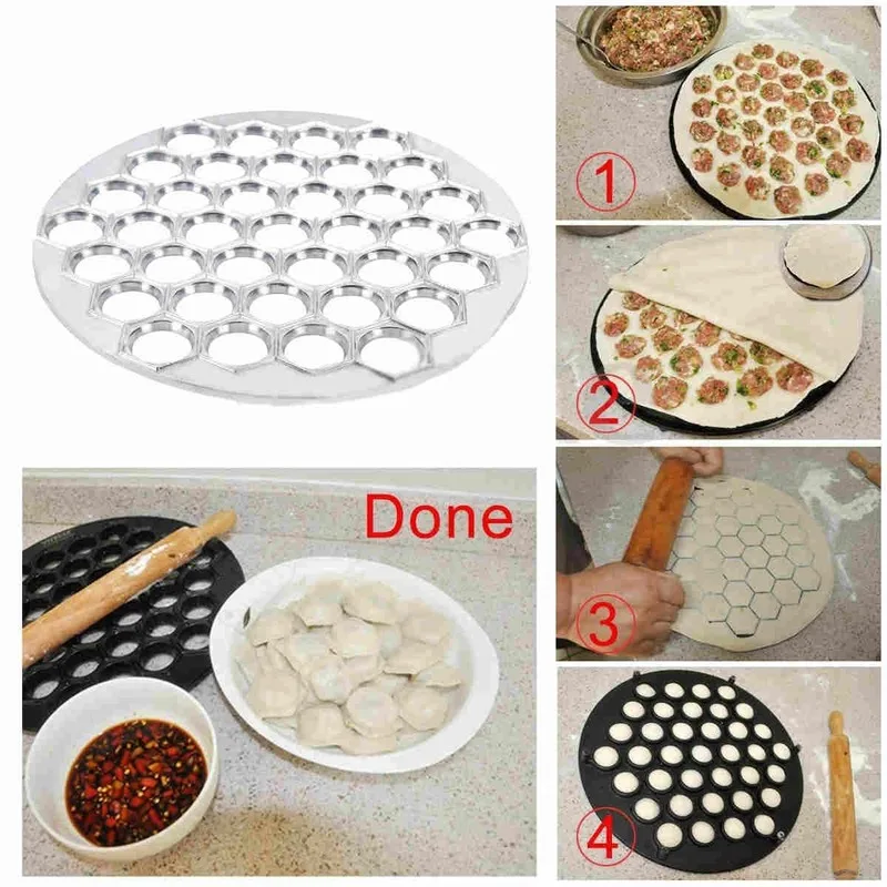 1 Pc 37 Holes Wonton Dumpling Tool Making Mold Aluminum Cookware Dumpling Mold Easy To Use Creative Household Daily Necessities
1 Pc 37 Holes Wonton Dumpling Tool Making Mold Aluminum Cookware Dumpling Mold Easy To Use Creative Household Daily Necessities