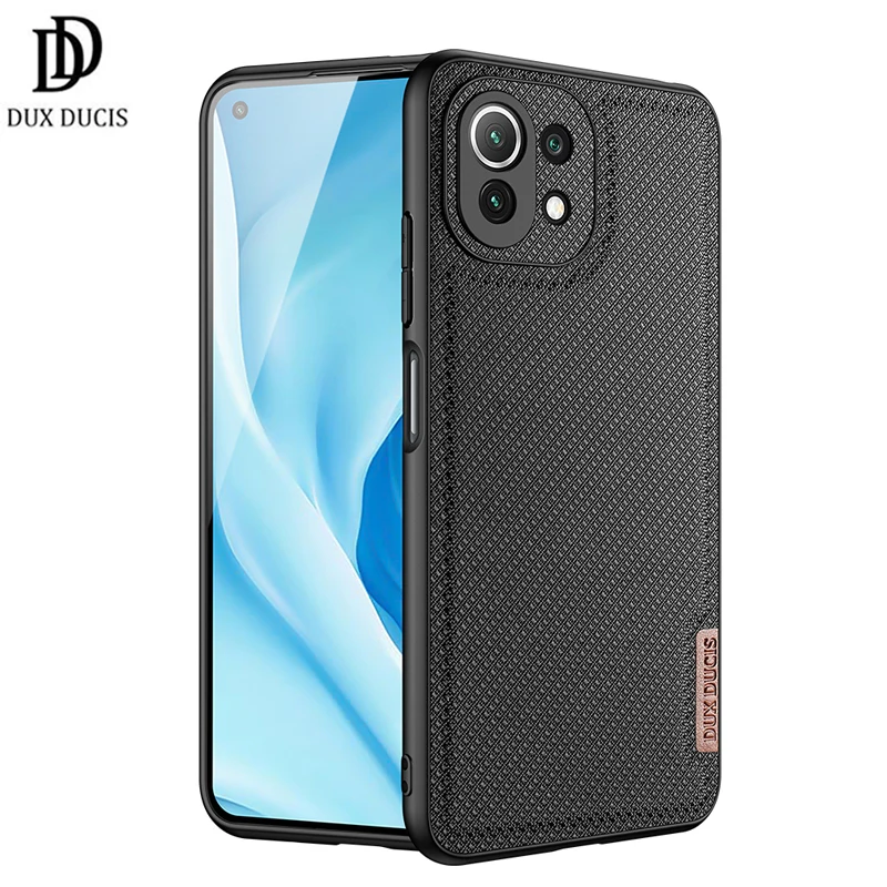 Чехол для Xiaomi Mi 11 Lite DUX DUCIS, нейлоновая текстура, силиконовая рамка, задняя крышка для Xiaomi Mi 11 Pro, противоударный чехол
Чехол для Xiaomi Mi 11 Lite DUX DUCIS, нейлоновая текстура, силиконовая рамка, задняя крышка для Xiaomi Mi 11 Pro, противоударный чехол