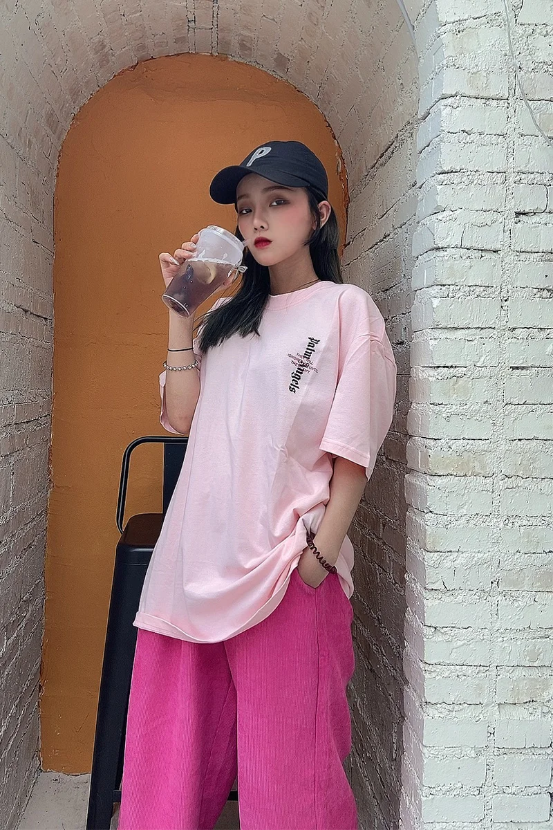 Palm Angels Simple Letter Couple Round Neck Short Sleeve Tide Brand Men's Women's High Street T-shirt 1265496120
Palm Angels Simple Letter Couple Round Neck Short Sleeve Tide Brand Men's Women's High Street T-shirt 1265496120