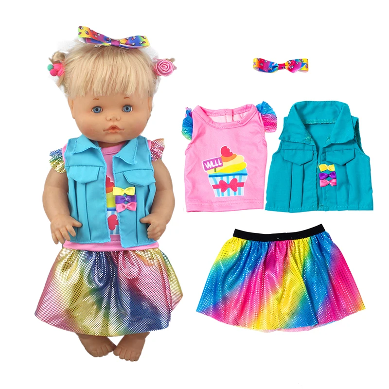 2021 New Plush Suit For 42 cm Nenuco Doll 17 Inches Baby Doll Clothes,Doll Accessories
2021 New Plush Suit For 42 cm Nenuco Doll 17 Inches Baby Doll Clothes,Doll Accessories