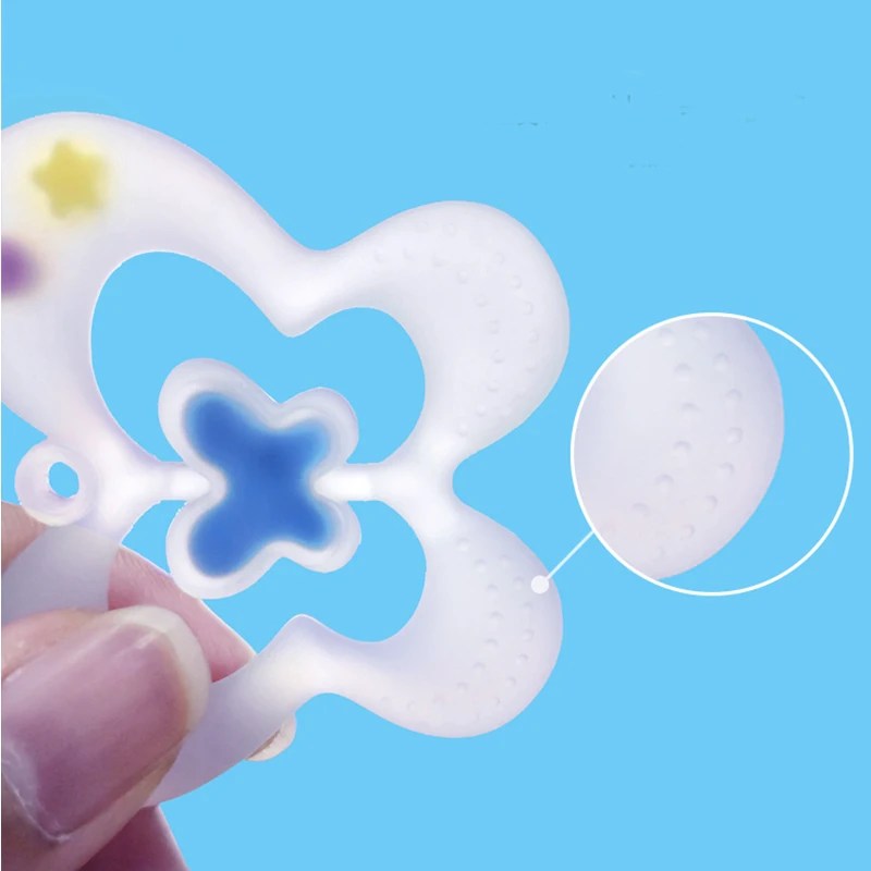 TYRY.HU Colorful Butterfly Silicone Teether Baby Teething Toys PBA FREE Teething Necklace Chew Teether 55*47mm 
TYRY.HU Colorful Butterfly Silicone Teether Baby Teething Toys PBA FREE Teething Necklace Chew Teether 55*47mm