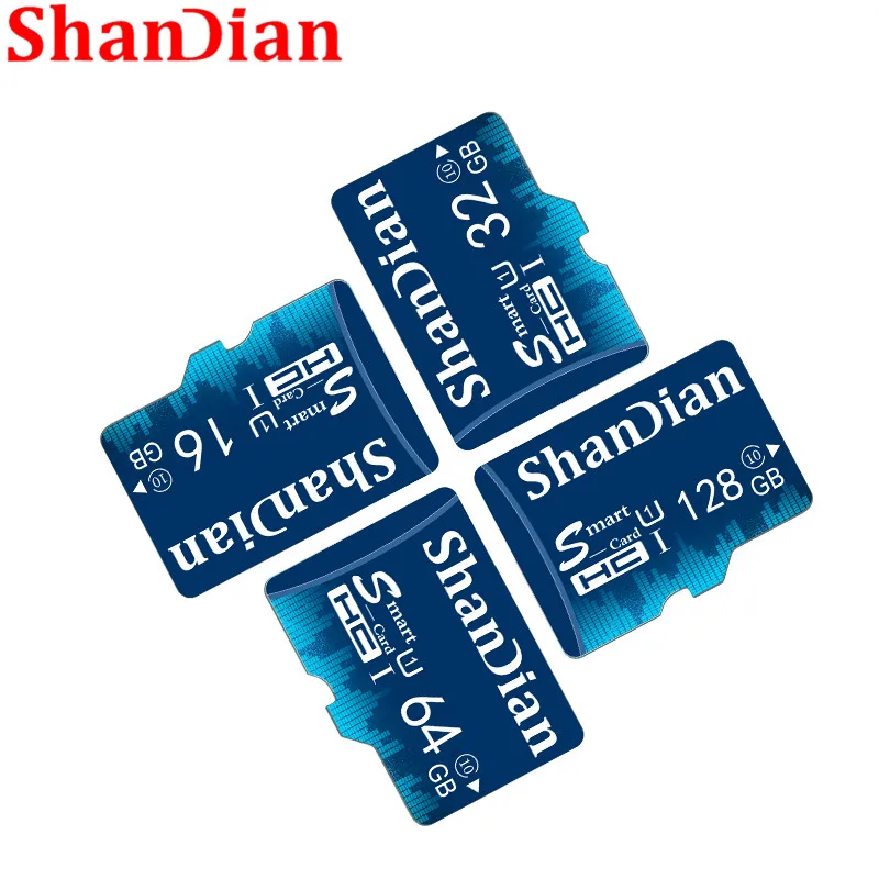 Sd карта SHANDIAN Smast 8 ГБ 16 TF класса 6 высокоскоростная мини памяти 32 sd реальная емкость