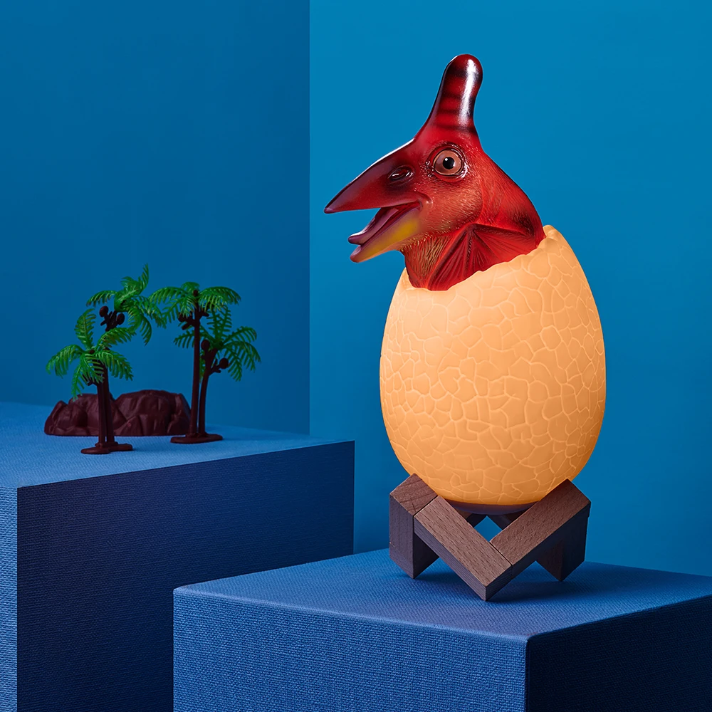 Triceratops LED Night Light 3/16 Colors 3D Printed Touch Sensor Dinosaur Egg Bedside Lamp Remote Control Toy Rechargeable Light
Triceratops LED Night Light 3/16 Colors 3D Printed Touch Sensor Dinosaur Egg Bedside Lamp Remote Control Toy Rechargeable Light
