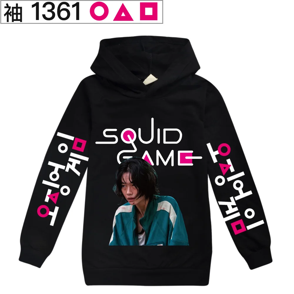 2021 Autumn Winter Hoodie Print Squiding Game Boys Jacket Sweater Sweatshirt Clothing
2021 Autumn Winter Hoodie Print Squiding Game Boys Jacket Sweater Sweatshirt Clothing