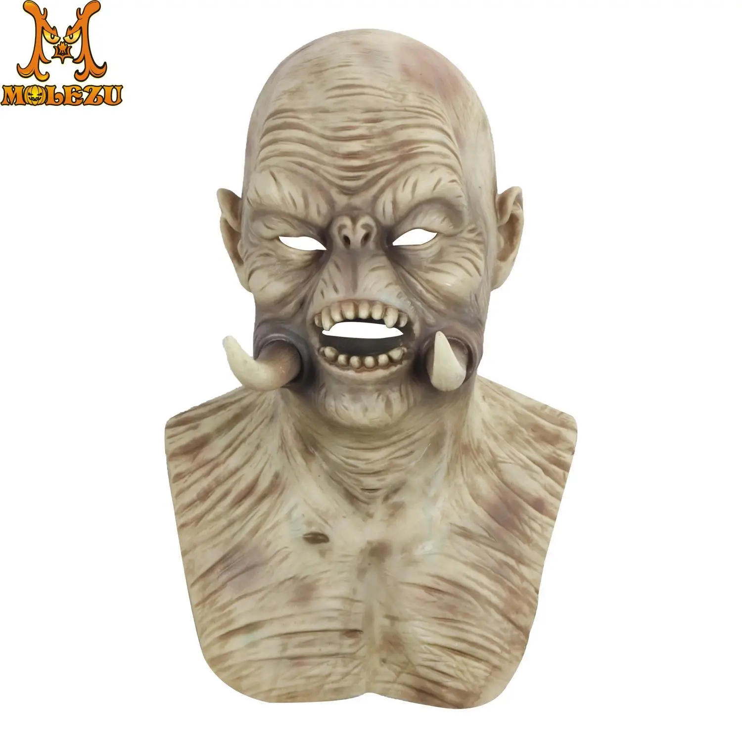 Molezu Helloween masks real adult Party Costume horror mask latex yellow beardless tusk horror Carnival Cosplay mask
Molezu Helloween masks real adult Party Costume horror mask latex yellow beardless tusk horror Carnival Cosplay mask