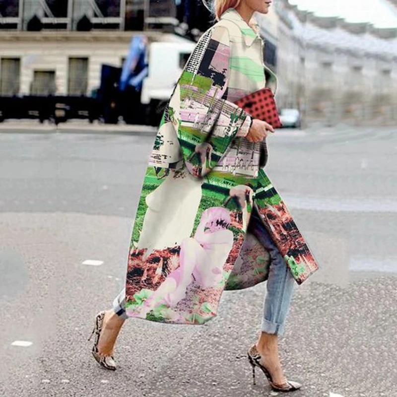 Winter 2021 Women Coat Street Style Long Flared Sleeve Printed Loose Windbreaker Straight Female Coat Women Coat
Winter 2021 Women Coat Street Style Long Flared Sleeve Printed Loose Windbreaker Straight Female Coat Women Coat