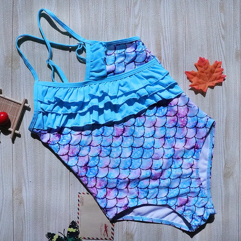 Girl One Piece Swimsuit 2022 Mermaid Fish Scales Ruffle Swimwear Children's Girl Bathing Suit Swimming Summer Beachwear Monokini
Girl One Piece Swimsuit 2022 Mermaid Fish Scales Ruffle Swimwear Children's Girl Bathing Suit Swimming Summer Beachwear Monokini