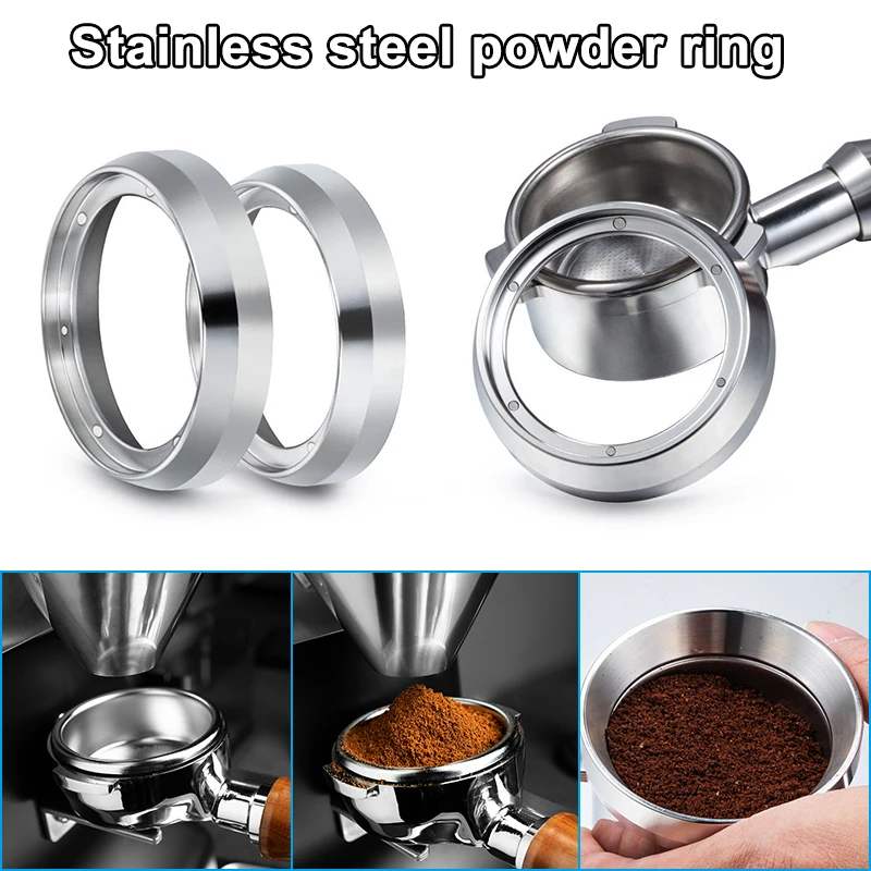 HOT 53/51mm Espresso Dosing Funnel Stainless Steel Coffee Dosing Ring with Magenet Compatible With 53/51mm Portafilter In Stock
HOT 53/51mm Espresso Dosing Funnel Stainless Steel Coffee Dosing Ring with Magenet Compatible With 53/51mm Portafilter In Stock