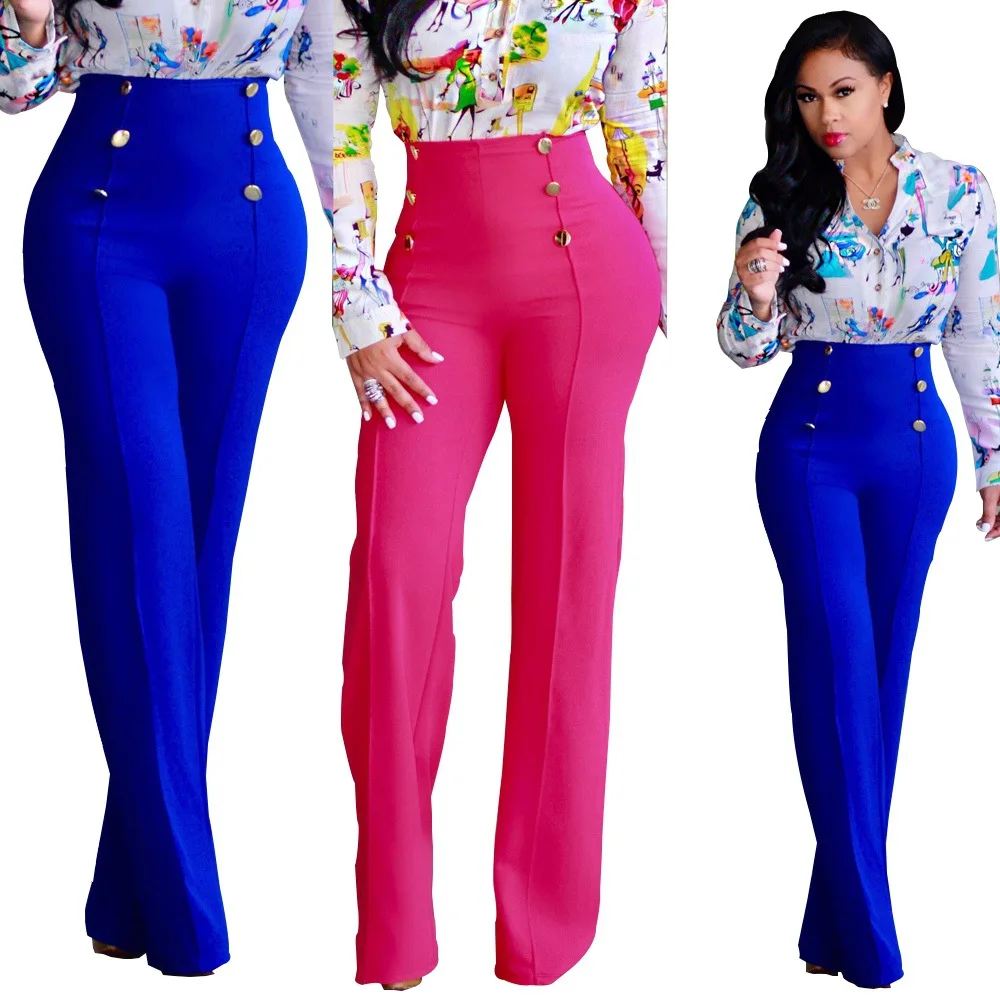 2021 Women's New Pants slim personality double-breasted high waist flared Trousers Large size multicolor hip lift sexy show tall
2021 Women's New Pants slim personality double-breasted high waist flared Trousers Large size multicolor hip lift sexy show tall