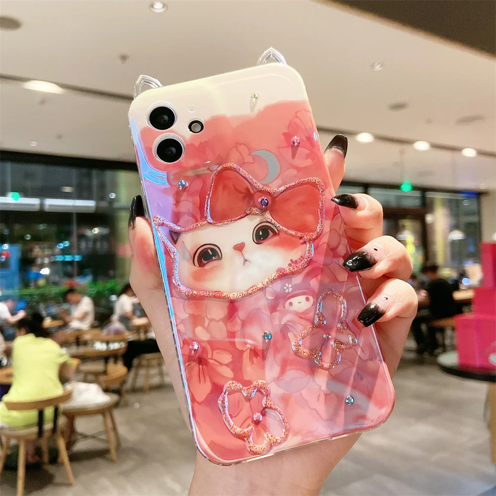 3D Printing Cat Cars Case For iPhone 11 12 Pro Max XR XS X 7 8 Plus Diamond Cover Soft Silicone Funda Capa Coque
3D Printing Cat Cars Case For iPhone 11 12 Pro Max XR XS X 7 8 Plus Diamond Cover Soft Silicone Funda Capa Coque