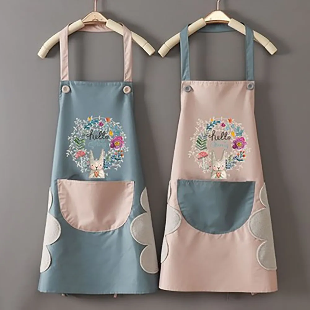 Dirt Proof Large Waterproof Cartoon Cartoon Apron Wreath Rabbit Apron Wipeable, Waterproof, Oil-Proof, Cartoon Pattern Print
Dirt Proof Large Waterproof Cartoon Cartoon Apron Wreath Rabbit Apron Wipeable, Waterproof, Oil-Proof, Cartoon Pattern Print