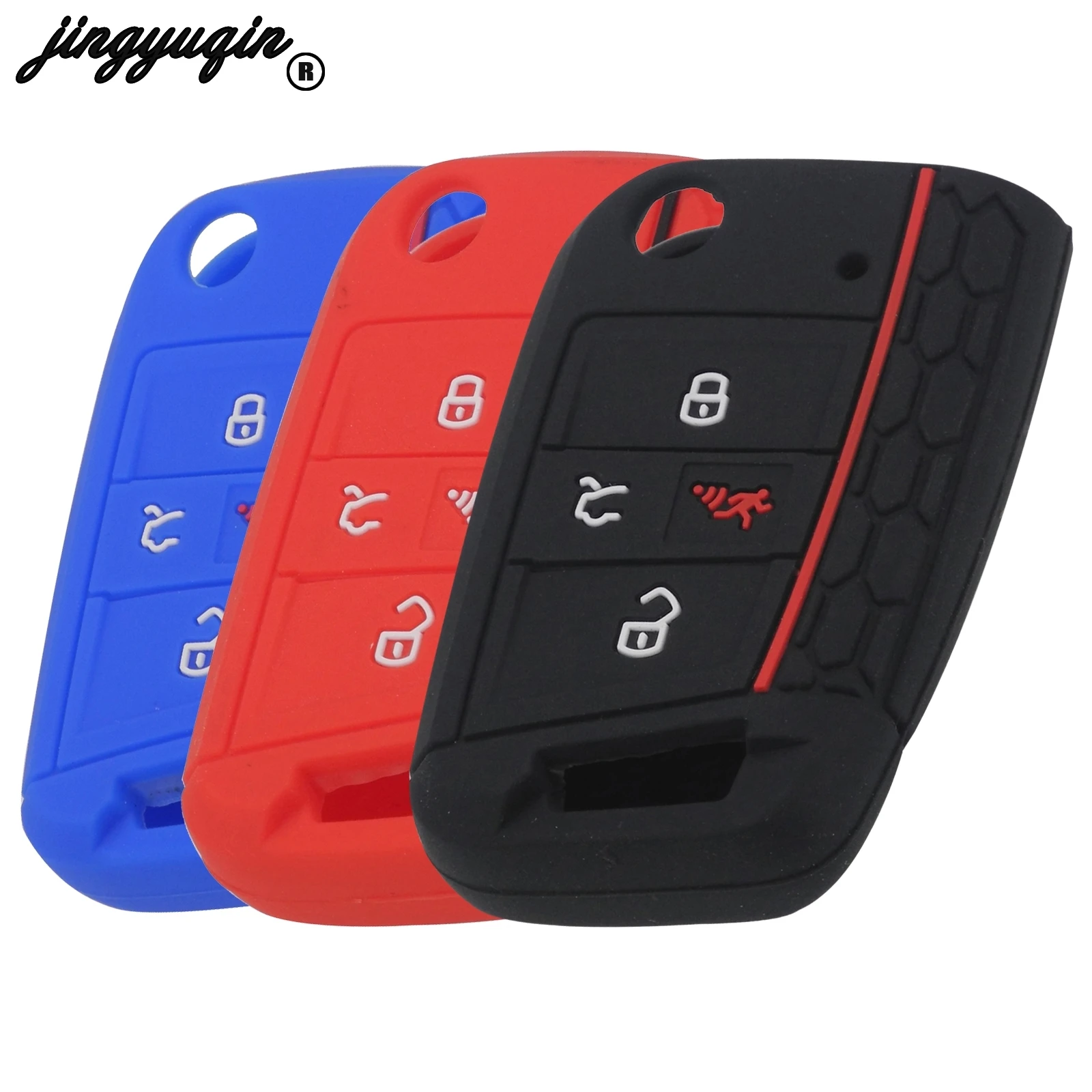 jingyuqin 4B Silicone Car Fold key Case Remote Protect Cover Skin For VW 2016 2017 Golf 7 ALLTRACK MK7 Skoda Octavia A7 SEAT
jingyuqin 4B Silicone Car Fold key Case Remote Protect Cover Skin For VW 2016 2017 Golf 7 ALLTRACK MK7 Skoda Octavia A7 SEAT