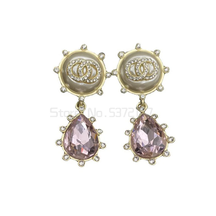 Women Drop Earrings 925 Silver Needle Top Fragrance Pink Diamond Drops Pearl Earrings
Women Drop Earrings 925 Silver Needle Top Fragrance Pink Diamond Drops Pearl Earrings