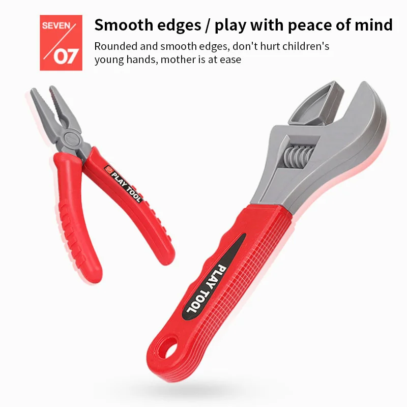 Simulation Repair Tools Toys Educational Toys Kids Toolbox Kit Plastic Game Learning Engineering Puzzle Toys Party Toy Kids Gift 
Simulation Repair Tools Toys Educational Toys Kids Toolbox Kit Plastic Game Learning Engineering Puzzle Toys Party Toy Kids Gift