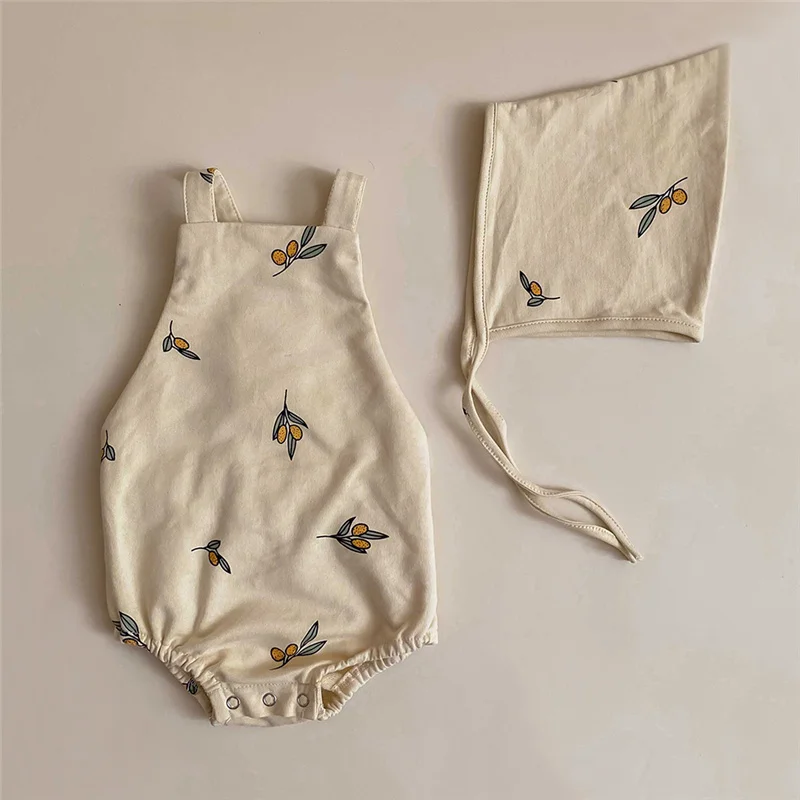 2PCS/SET Newborn Baby Boy Girl Cotton Sleeveless Romper + Hat Baby Jumpsuit Outfits Srping Summer Baby Clothes Set
2PCS/SET Newborn Baby Boy Girl Cotton Sleeveless Romper + Hat Baby Jumpsuit Outfits Srping Summer Baby Clothes Set