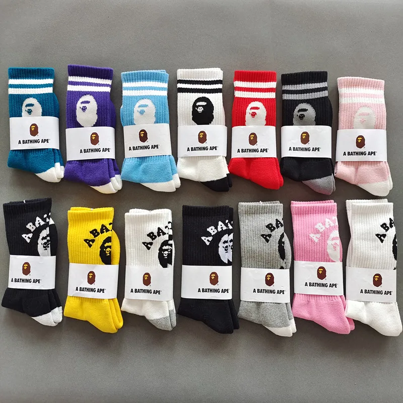 3 Pieces BAPE Socks Couple High Socks Cotton Towel Bottom Men Sports Stockings Basketball Socks
3 Pieces BAPE Socks Couple High Socks Cotton Towel Bottom Men Sports Stockings Basketball Socks