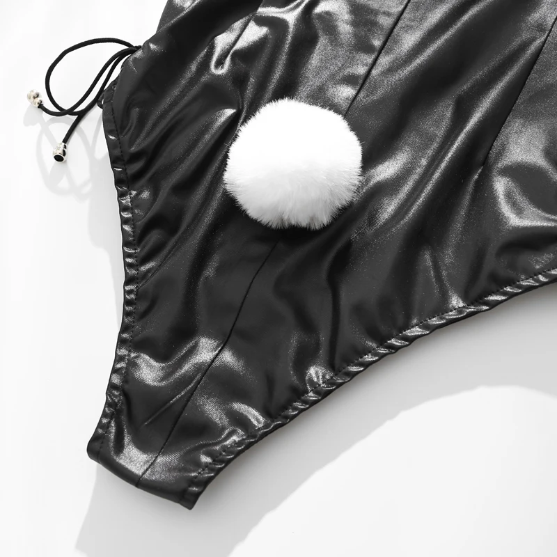 Kawaii Sexy Lingerie Bunny Girl Faux Leather Material Rabbit Woman Set Good Quality Can Wear Out To Comic Show Cosplay Costumes
Kawaii Sexy Lingerie Bunny Girl Faux Leather Material Rabbit Woman Set Good Quality Can Wear Out To Comic Show Cosplay Costumes