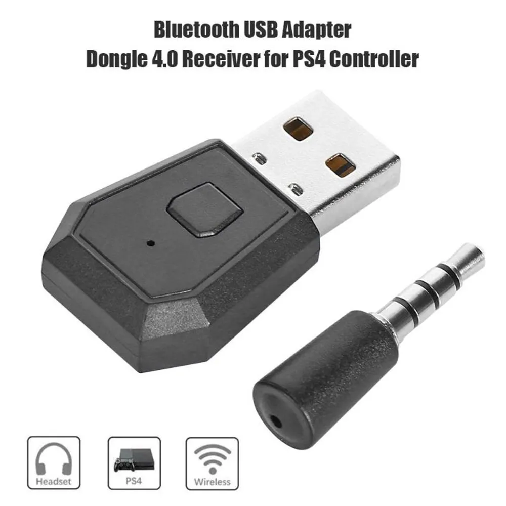 Беспроводной Bluetooth адаптер USB-ключ приемник для PS4 Геймпад игровой контроллер