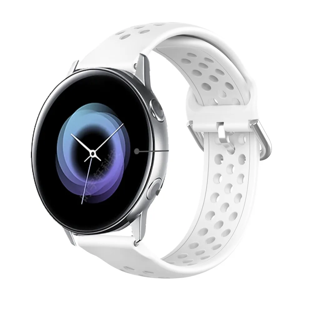 20mm Breathable Silicone Strap For Samsung Galaxy Active 2 40mm 44mm Bracelet For Galaxy Watch 42mm 3 41mm Watch Band Correa
20mm Breathable Silicone Strap For Samsung Galaxy Active 2 40mm 44mm Bracelet For Galaxy Watch 42mm 3 41mm Watch Band Correa