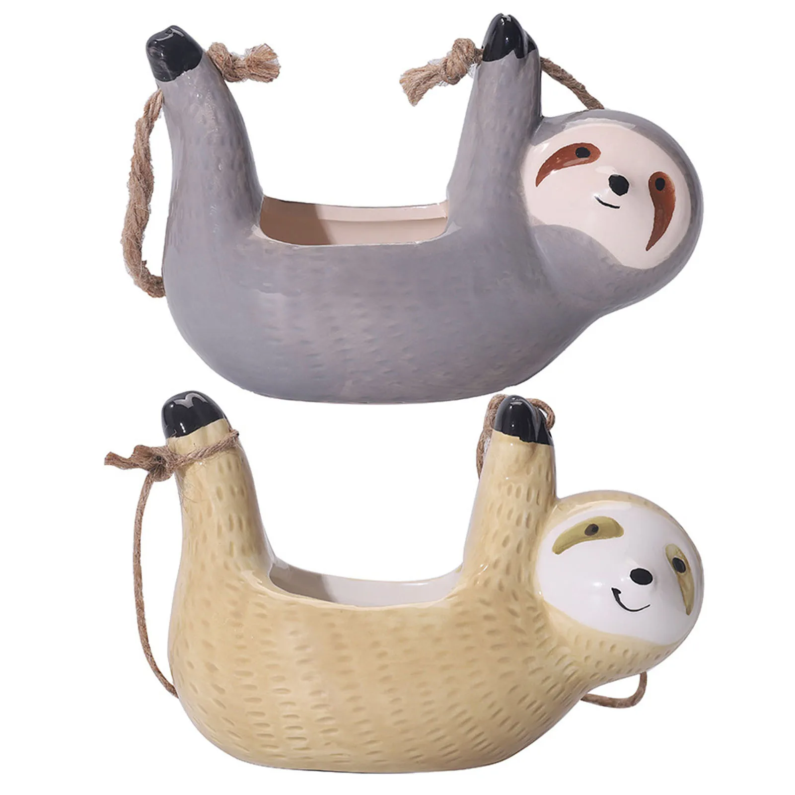 Ceramic Garden Flower Pot Cartoon Animal Sloth Plant Macetas Balcony Decorations Cactus Succulent Planter Cute Hanging Flowerpot
Ceramic Garden Flower Pot Cartoon Animal Sloth Plant Macetas Balcony Decorations Cactus Succulent Planter Cute Hanging Flowerpot