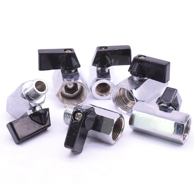1pc Mini Ball Valve Internal and External Wire 1/8 Male To Female Air Copper Compressor Valves 1/2/3/4 Points Valve Parts
1pc Mini Ball Valve Internal and External Wire 1/8 Male To Female Air Copper Compressor Valves 1/2/3/4 Points Valve Parts
