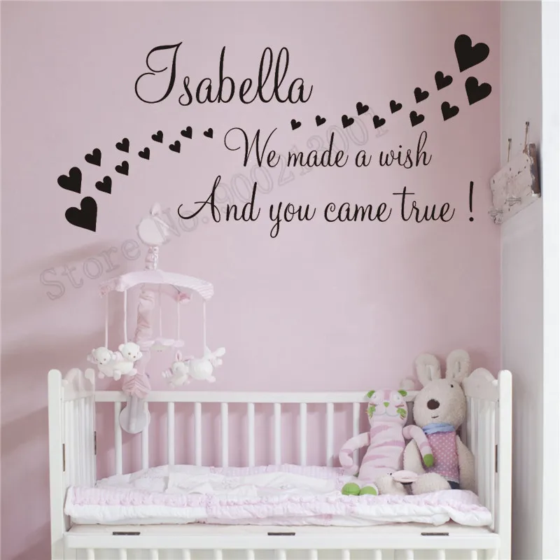 Girls Personalized Name Wall Sticker Beautiful Cute Lovely Removeable Home Decoration Vinyl Art Design Poster Mural LY981
Girls Personalized Name Wall Sticker Beautiful Cute Lovely Removeable Home Decoration Vinyl Art Design Poster Mural LY981