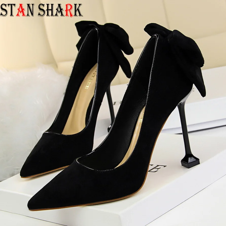 New Spring Women Pumps Shoes High Heels Butterfly-knot Wedding Shoes Ladies Shoes Kitten Heels Women Stiletto Heels for Women
New Spring Women Pumps Shoes High Heels Butterfly-knot Wedding Shoes Ladies Shoes Kitten Heels Women Stiletto Heels for Women