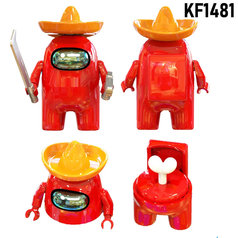 6Pcs/Set amongin us Figure Building Blocks Toys Bricks Model Dolls Collection Figurals For Children Kids Birthdays Gifts
6Pcs/Set amongin us Figure Building Blocks Toys Bricks Model Dolls Collection Figurals For Children Kids Birthdays Gifts