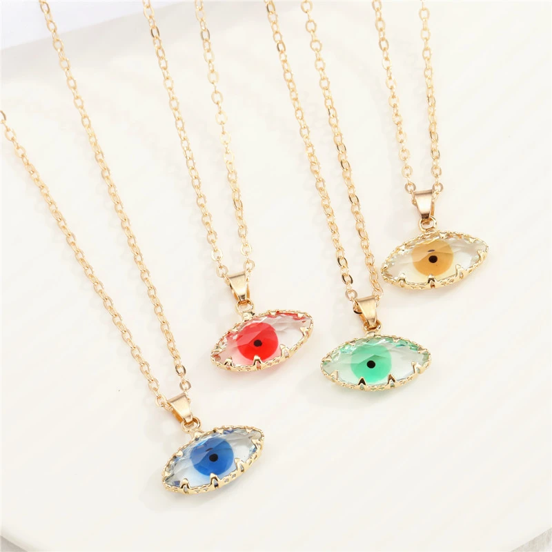 Grace Transparent Crystal Glass Eye Chain Necklaces Women's Wedding Jewelry Pendientes Gift For Lovely Girls Delicate Necklace
Grace Transparent Crystal Glass Eye Chain Necklaces Women's Wedding Jewelry Pendientes Gift For Lovely Girls Delicate Necklace