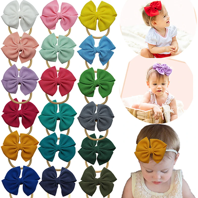4.5 Inches Solid Color Handmade Bowknot Elastic Nylon Hairband Cute Bows Children Hair Rope Clothing Accessories Holiday Gifts
4.5 Inches Solid Color Handmade Bowknot Elastic Nylon Hairband Cute Bows Children Hair Rope Clothing Accessories Holiday Gifts