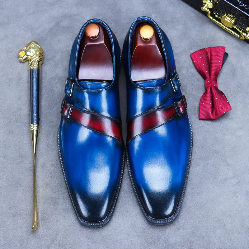 Дизайнерская мужская синяя деловая обувь, модная британская коровья кожа с двойной пряжкой и острым носком, Мужская обувь для вечеринки, об...
Дизайнерская мужская синяя деловая обувь, модная британская коровья кожа с двойной пряжкой и острым носком, Мужская обувь для вечеринки, об...