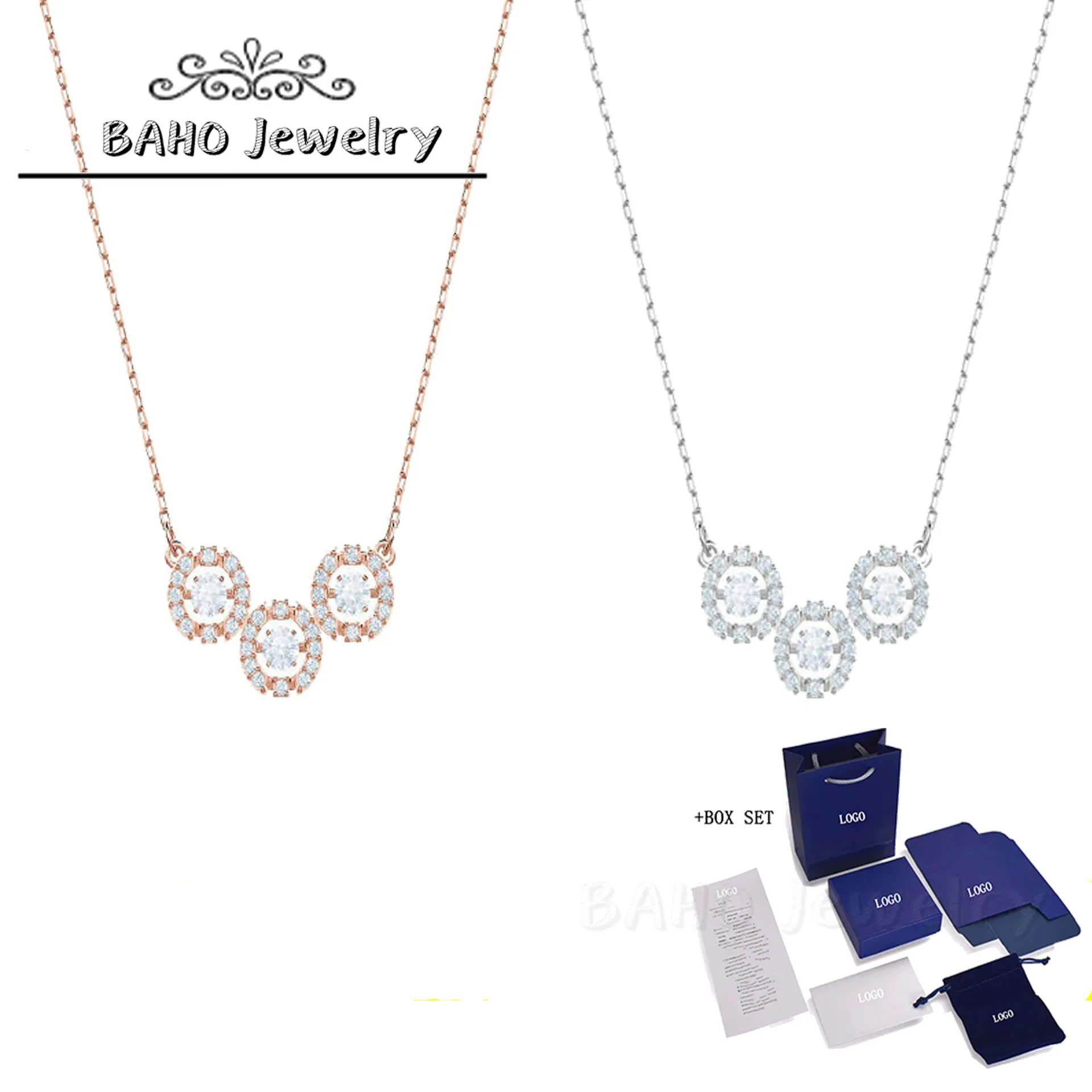 Original SWA1:1 With Box Fashion Jewelry Charm Elegant Beating Heart Three Round Pendant Necklace Crystal Chain For Women
Original SWA1:1 With Box Fashion Jewelry Charm Elegant Beating Heart Three Round Pendant Necklace Crystal Chain For Women
